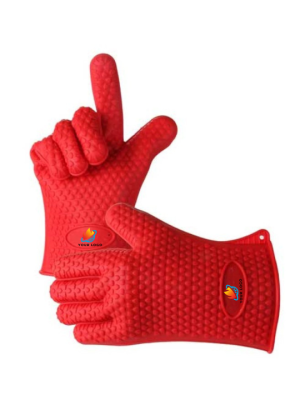 HeatShield Silicone Kitchen Custom Logo Gloves